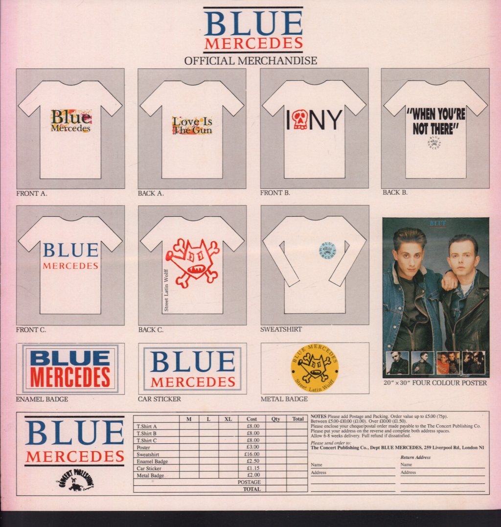 Blue Mercedes - Rich And Famous - Lp
