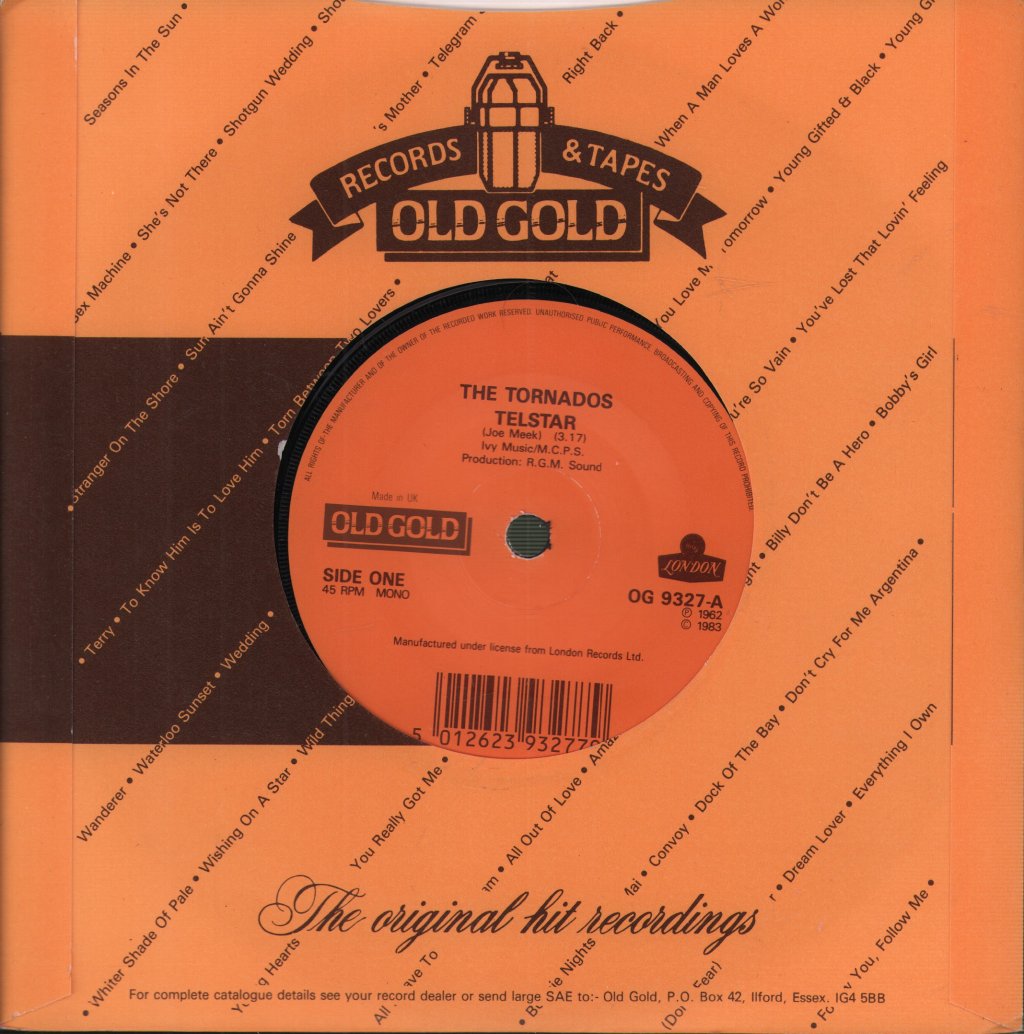 Tornados - Telstar/Globetrotter - 7 Inch