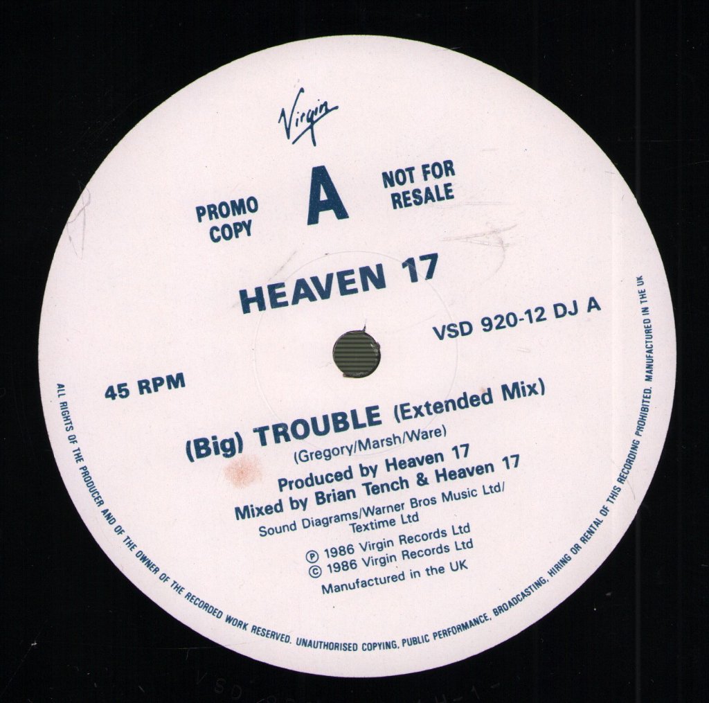 Heaven 17 - Double Trouble - Double 12 Inch