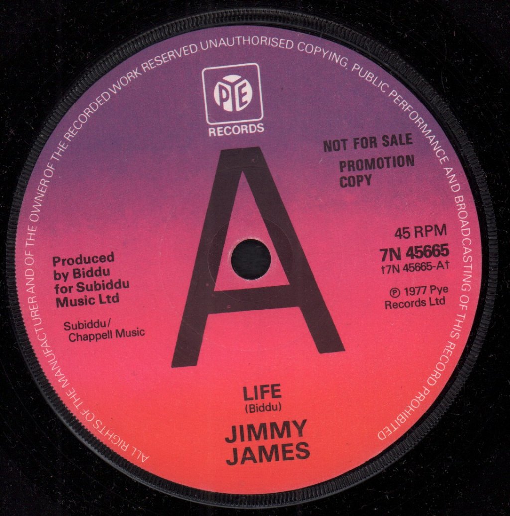 Jimmy James - Life - 7 Inch