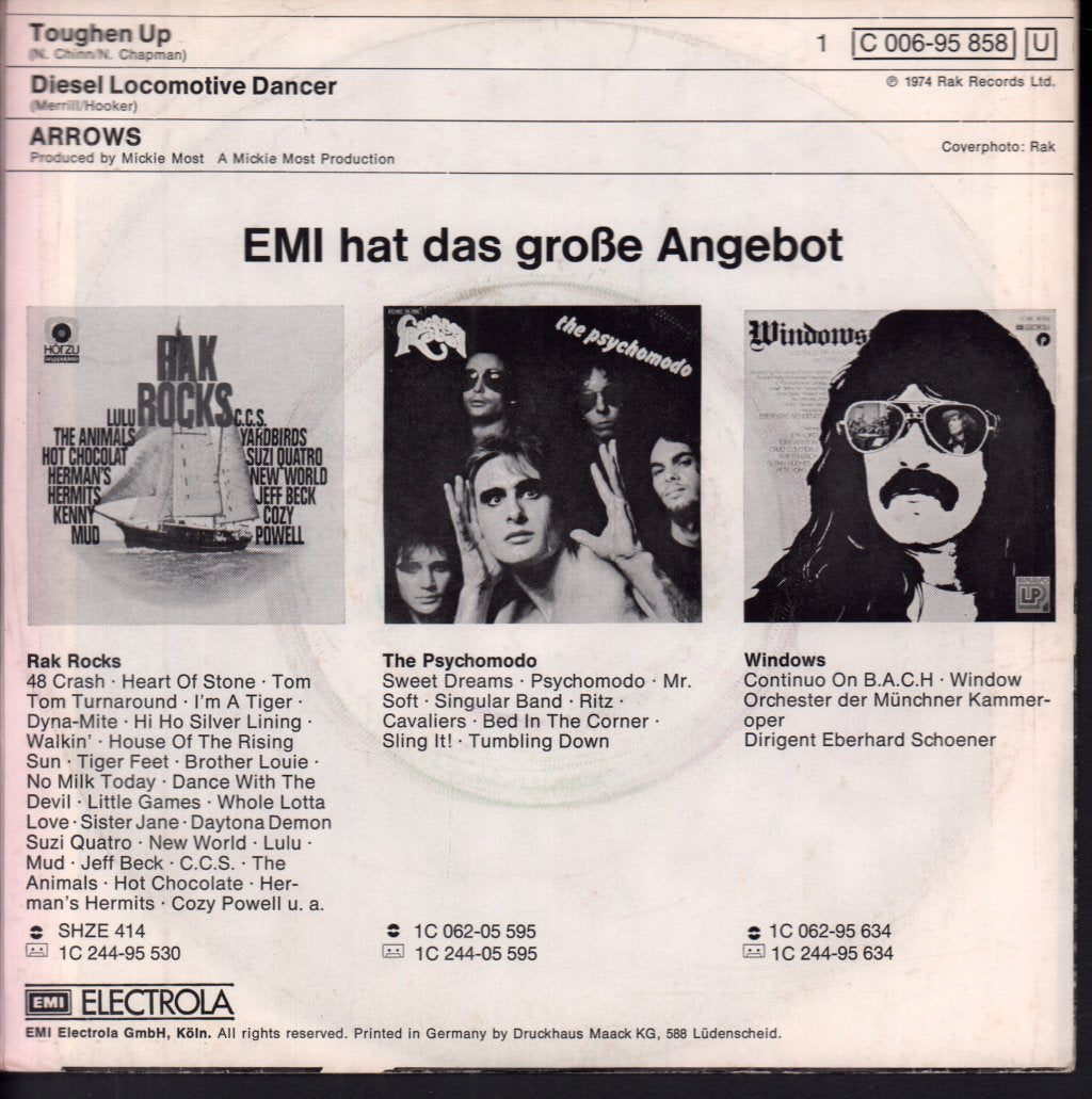 Arrows - Toughen Up - 7 Inch