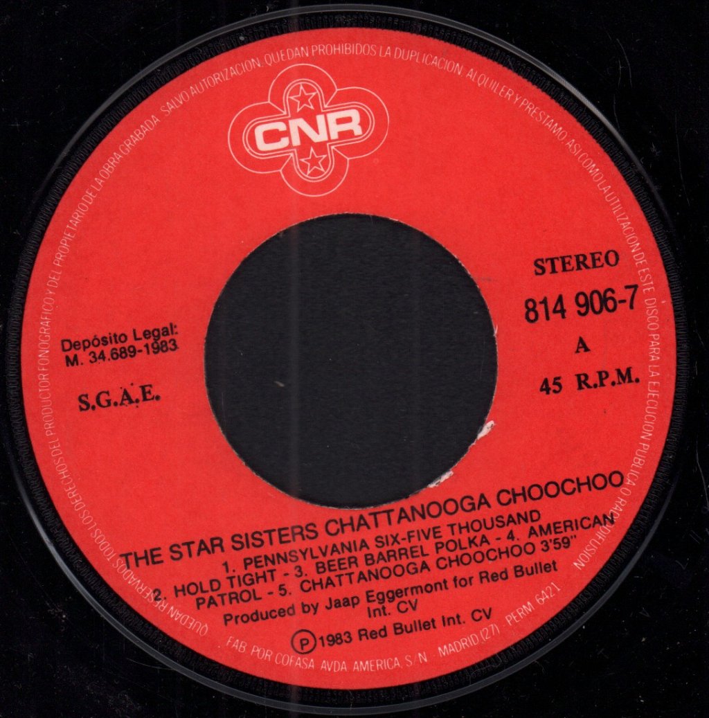 Star Sisters - Chattanooga Choochoo - 7 Inch