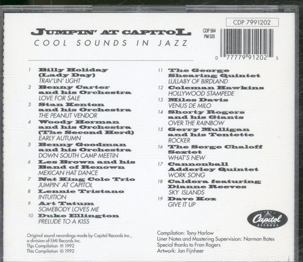 Various Artists - Jumpin' At Capitol Cool Sounds In Jazz - Cd