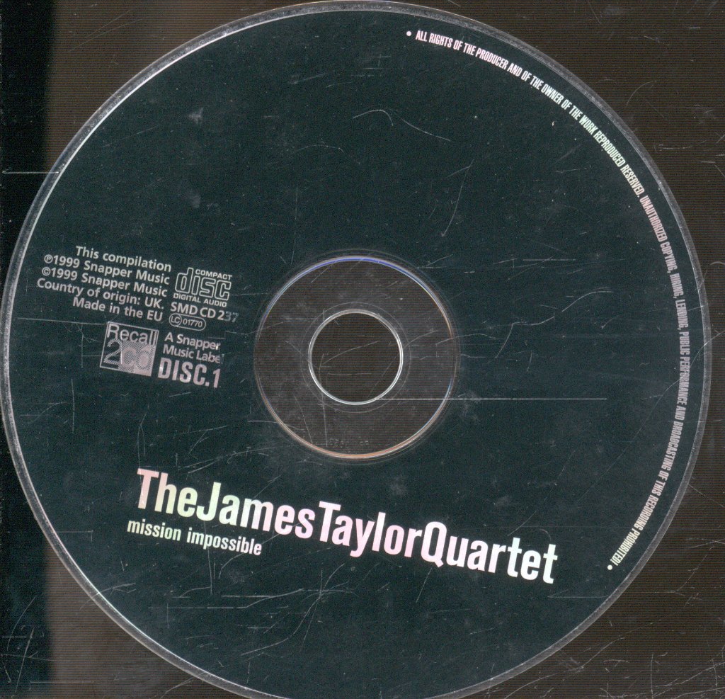 James Taylor Quartet - Mission Impossible & In The Hand Of The Inevitable - Double Cd