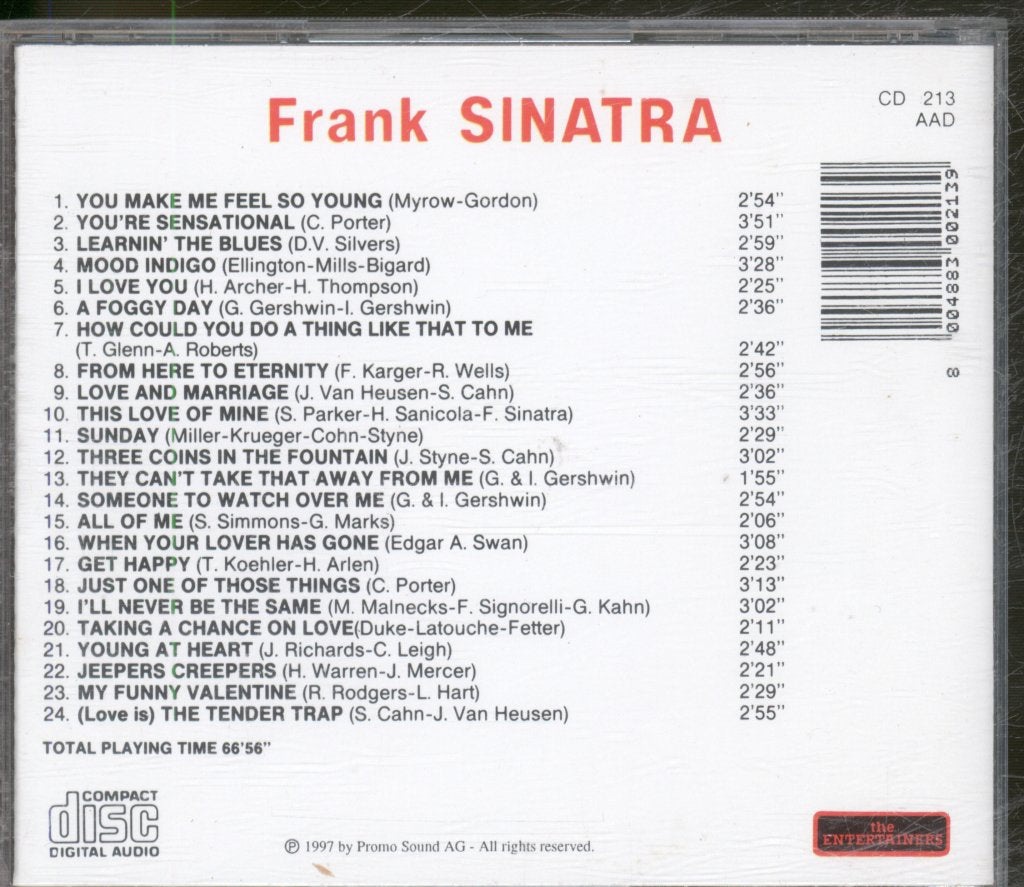 Frank Sinatra - You Make Me Feel So Young - Cd