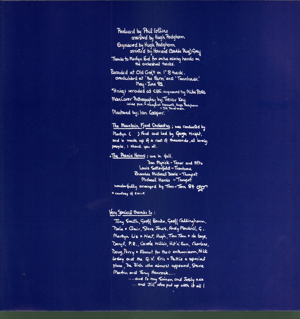 Phil Collins - Hello, I Must Be Going - Lp