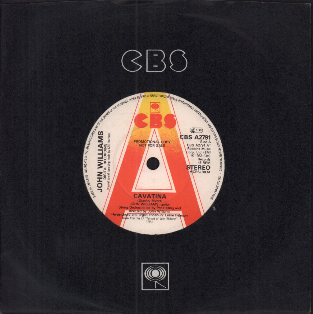 John Williams (Guitarist) - Cavatina - 7 Inch