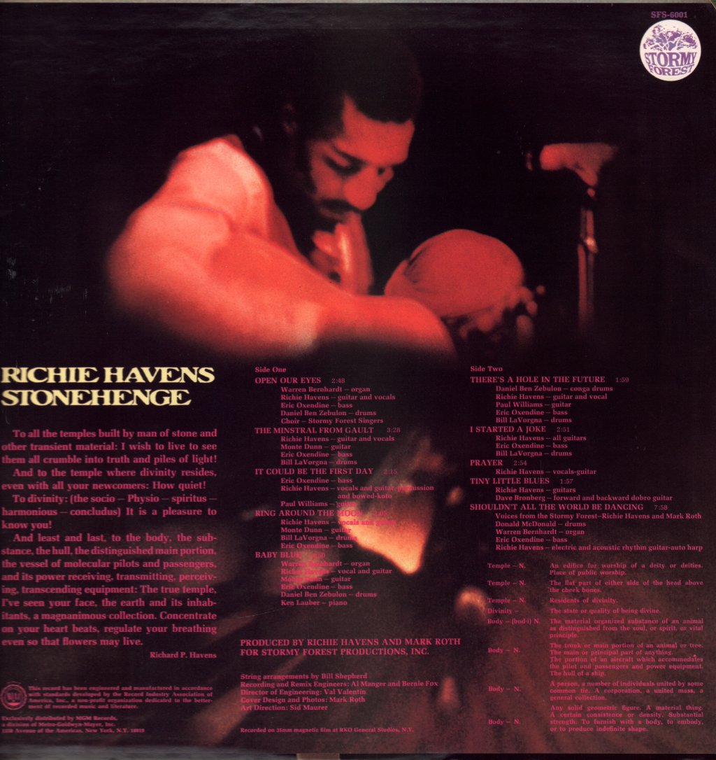 Richie Havens - Stonehenge - Lp
