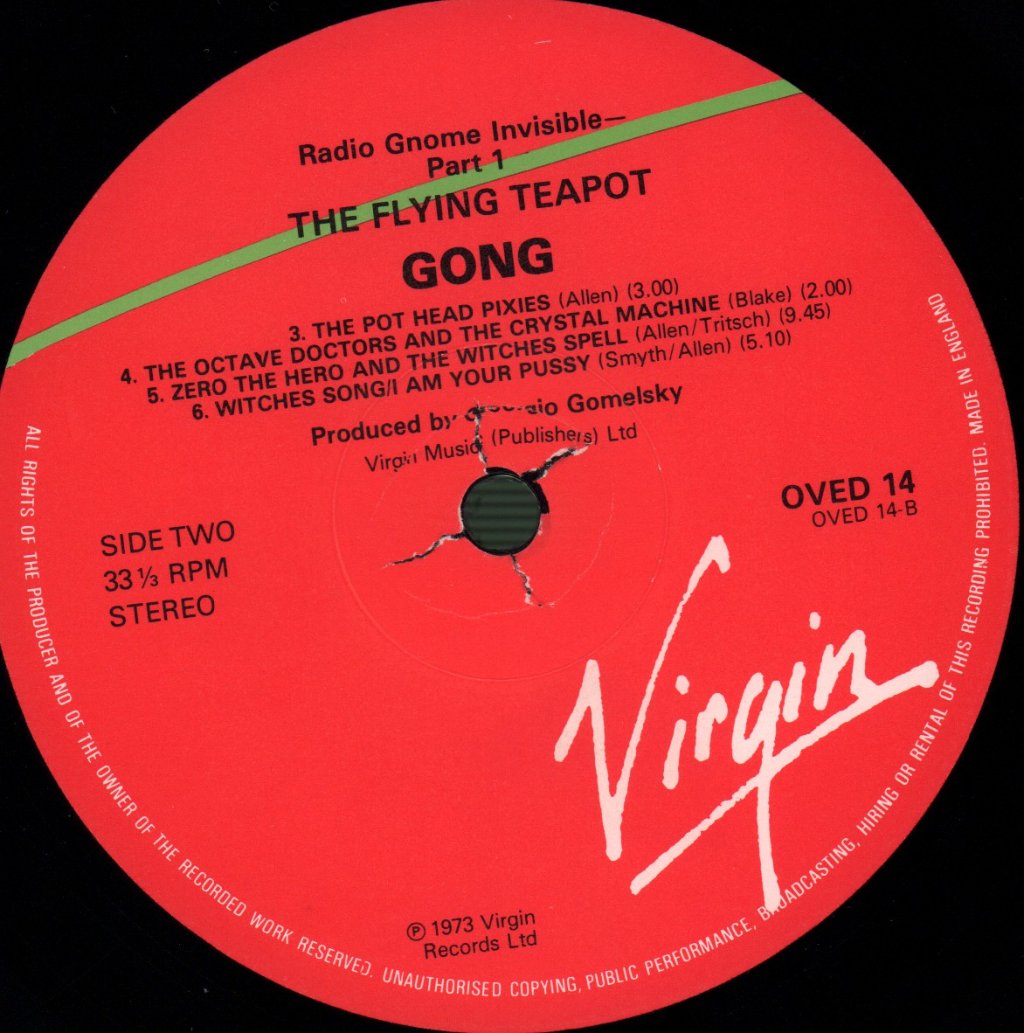Gong - Flying Teapot - Lp