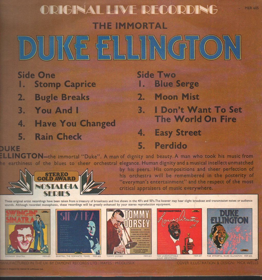 Duke Ellington - Immortal - Lp