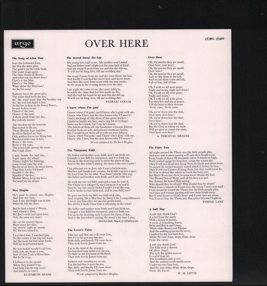 Bernadette Greevy - Over Here - Lp