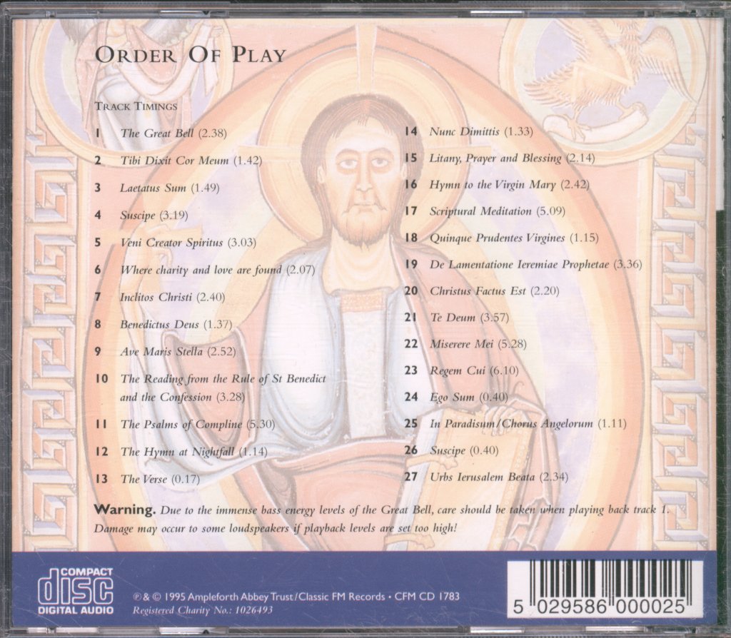 Monks Of Ampleforth Abbey - Vision Of Peace: The Way Of The Monk - Cd