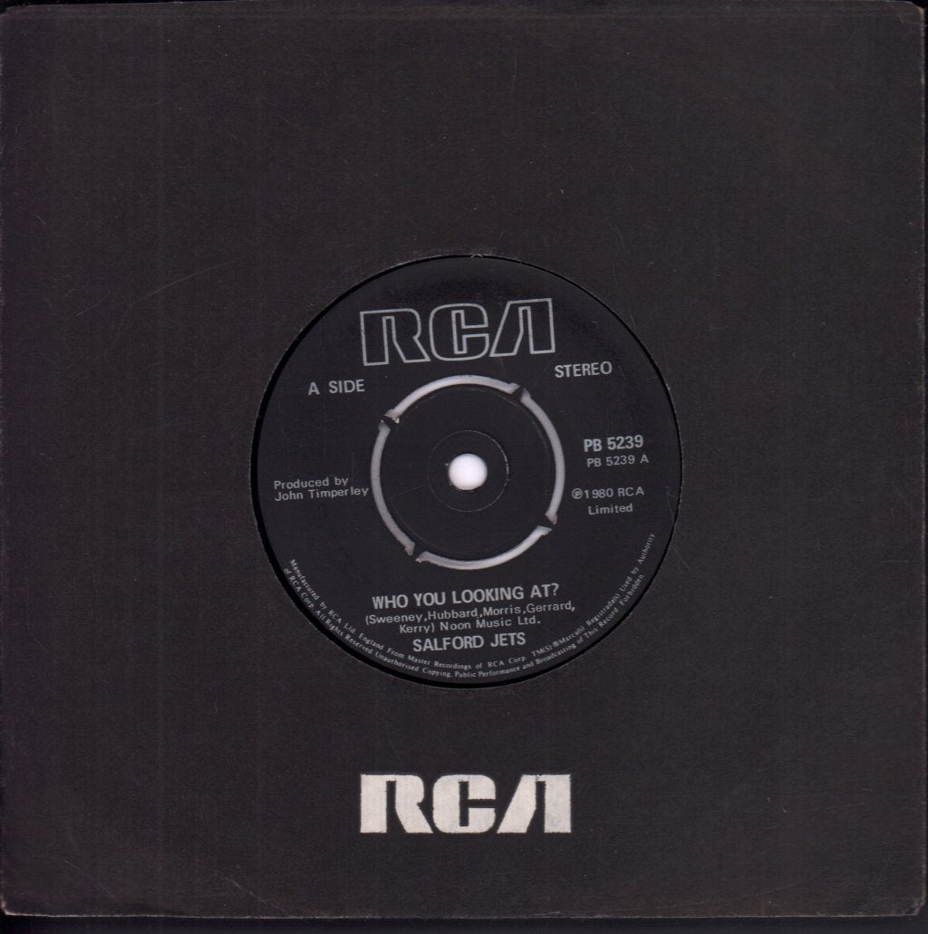 Salford Jets - Who You Looking At - 7 Inch