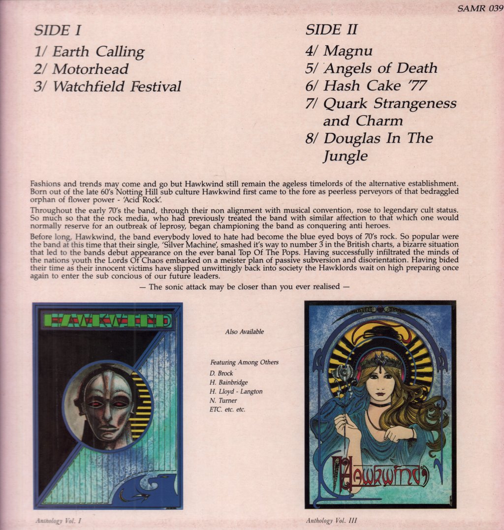Hawkwind - Anthology Volume 2 - Lp