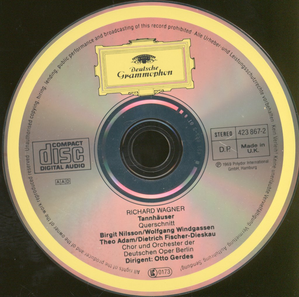 Orchester Der Deutschen Oper Berlin, Otto Genius - Richard Wagner - Tannhäuser - Cd