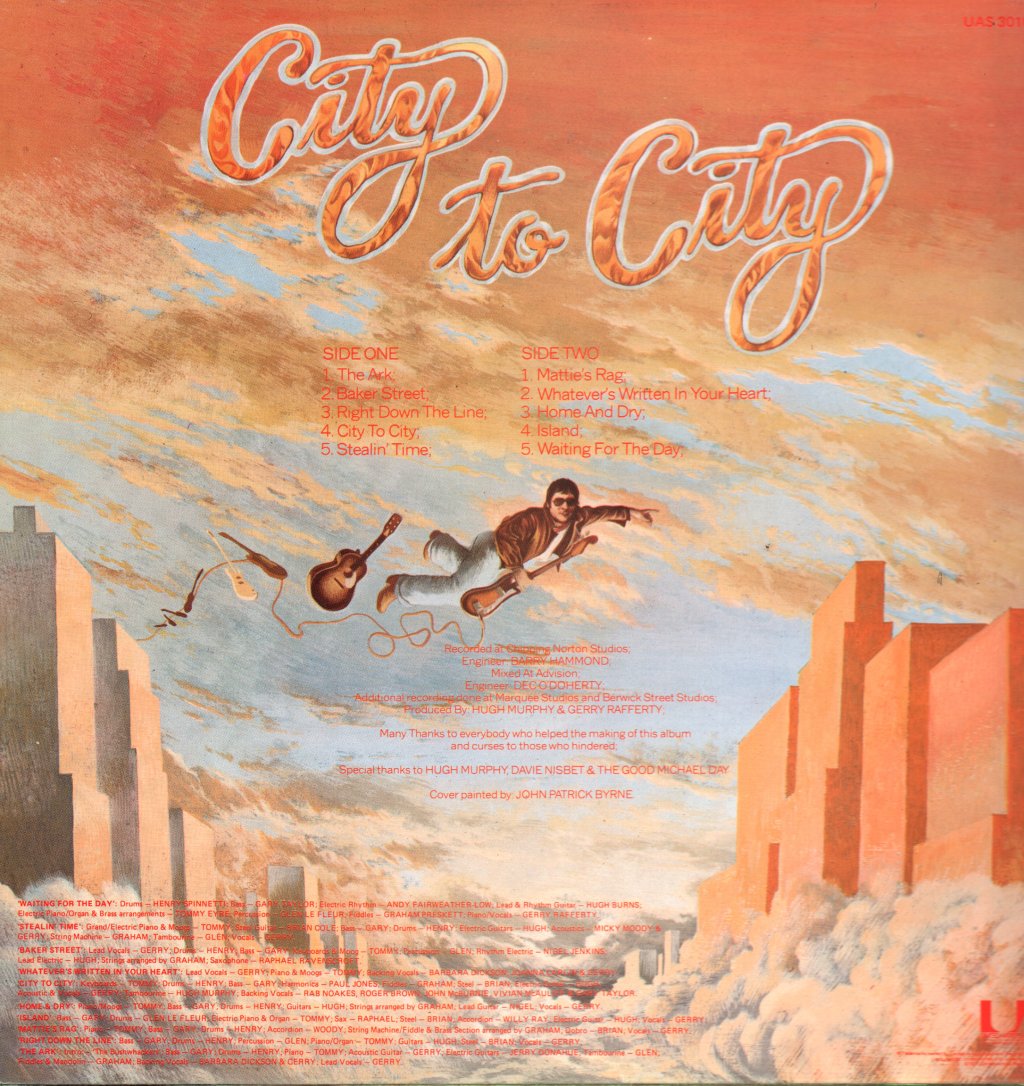 Gerry Rafferty - City To City - Lp