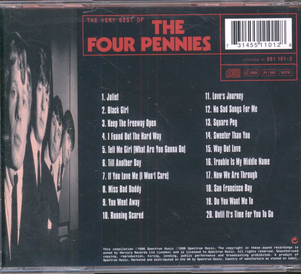 Four Pennies - Very Best Of The Four Pennies - Cd