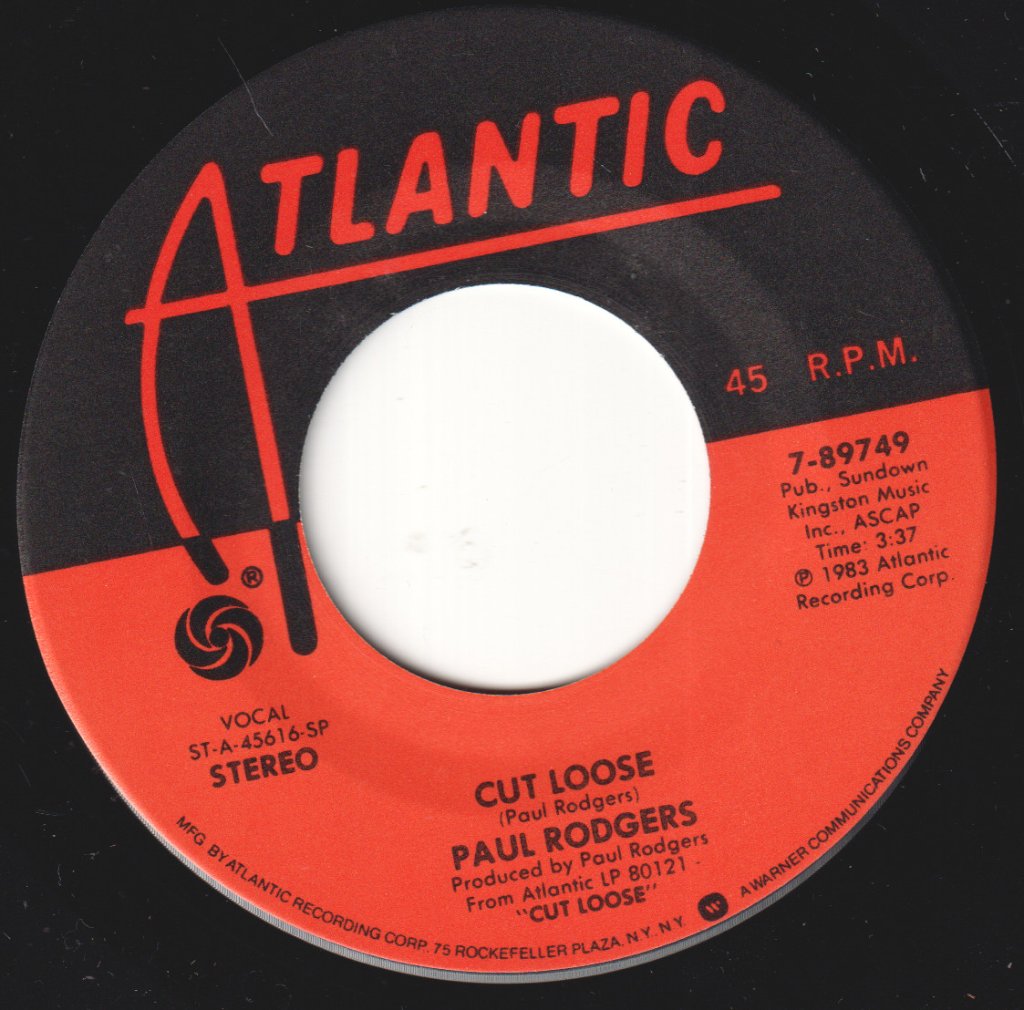 Paul Rodgers - Cut Loose - 7 Inch