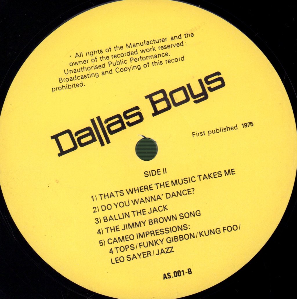 Dallas Boys - Doing There Own Thing - Lp