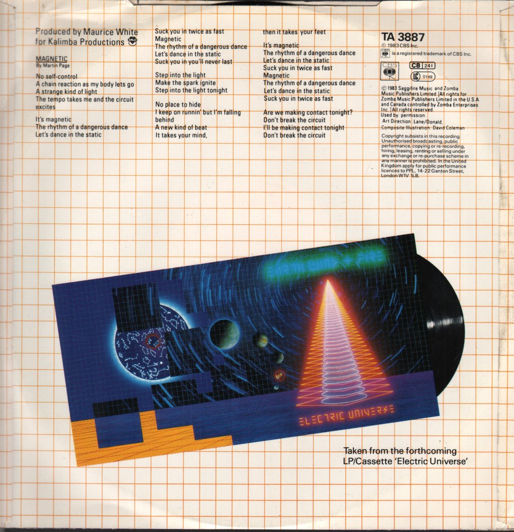 Earth Wind And Fire - Magnetic - 12 Inch
