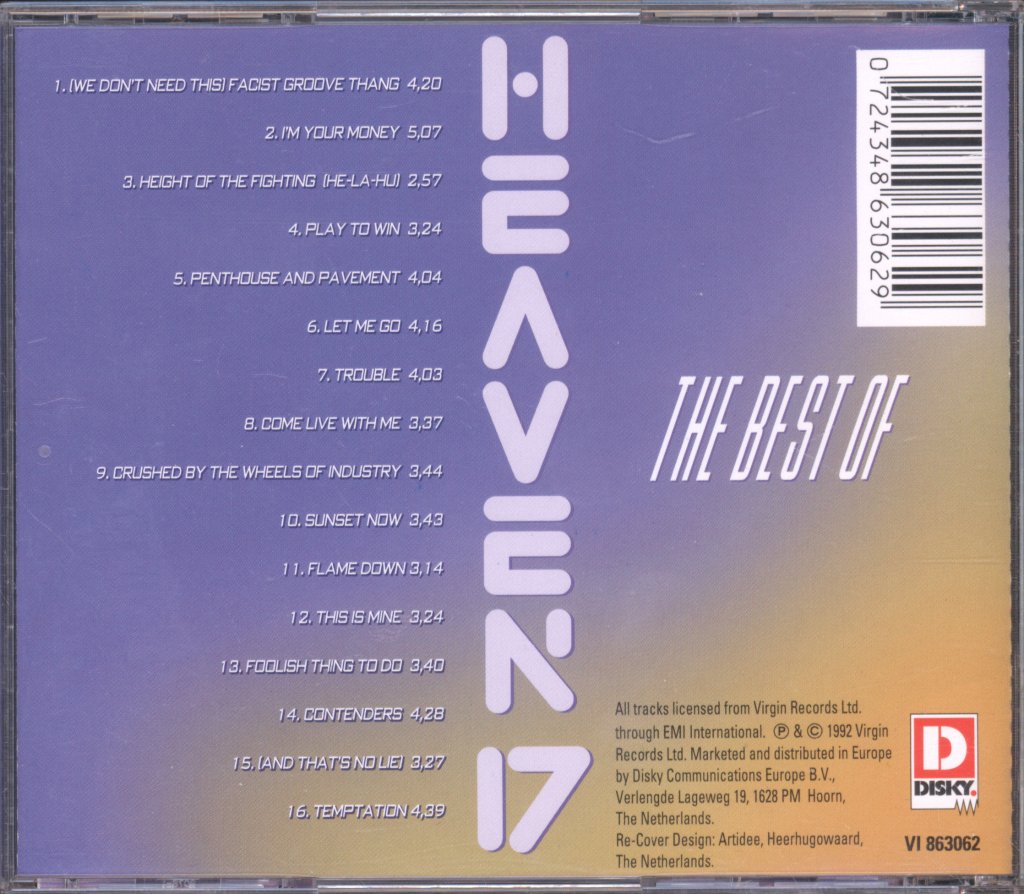 Heaven 17 - Best Of Heaven 17 - Cd