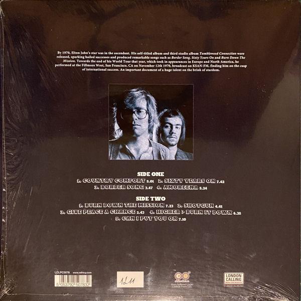Elton John - Live At The Fillmore West 11-12-70 - Lp