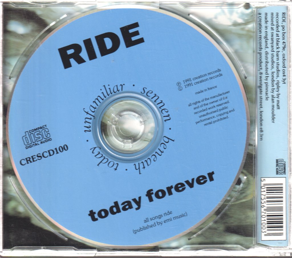 Ride - Today Forever - Cd