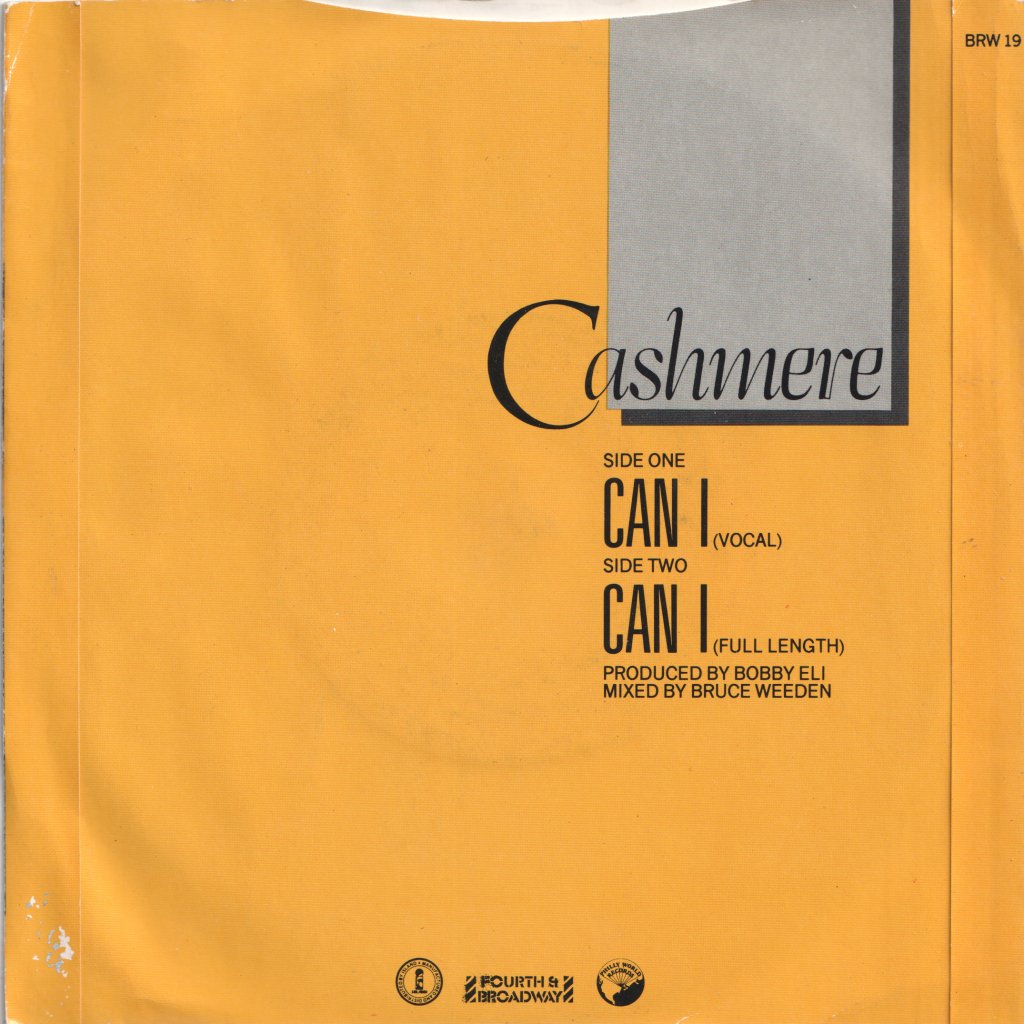 Cashmere - Can I - 7 Inch