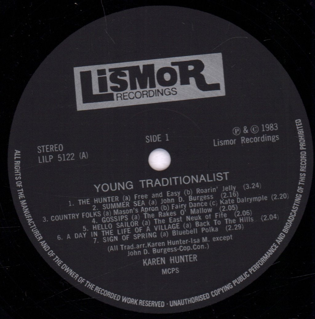 Karen Hunter - Young Traditionalist - Lp