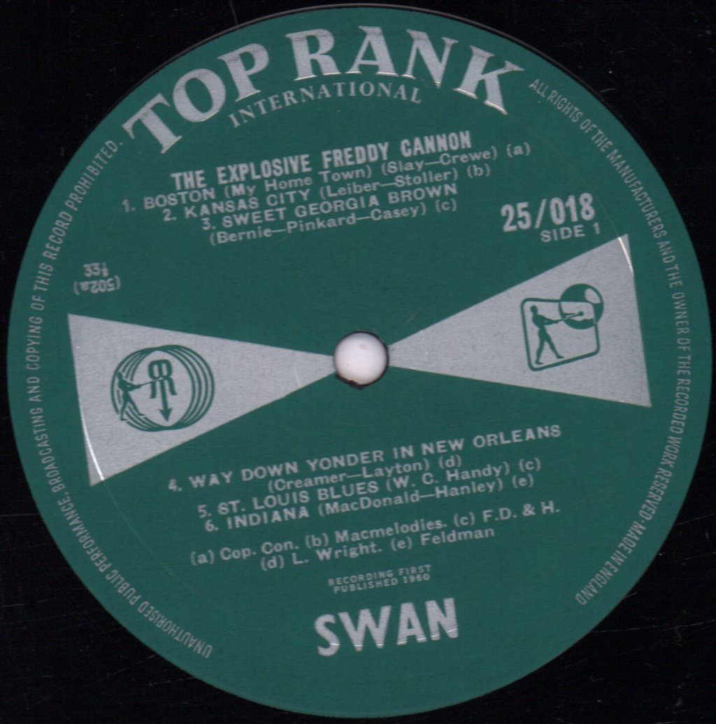 Freddy Cannon - Explosive Freddy Cannon - Lp
