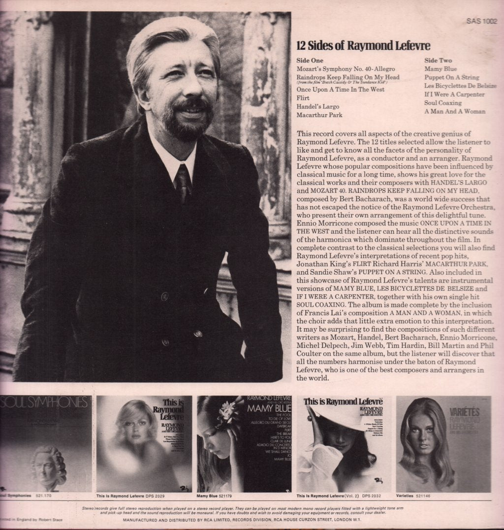 Raymond Lefevre And His Orchestra - 12 Sides Of - Lp