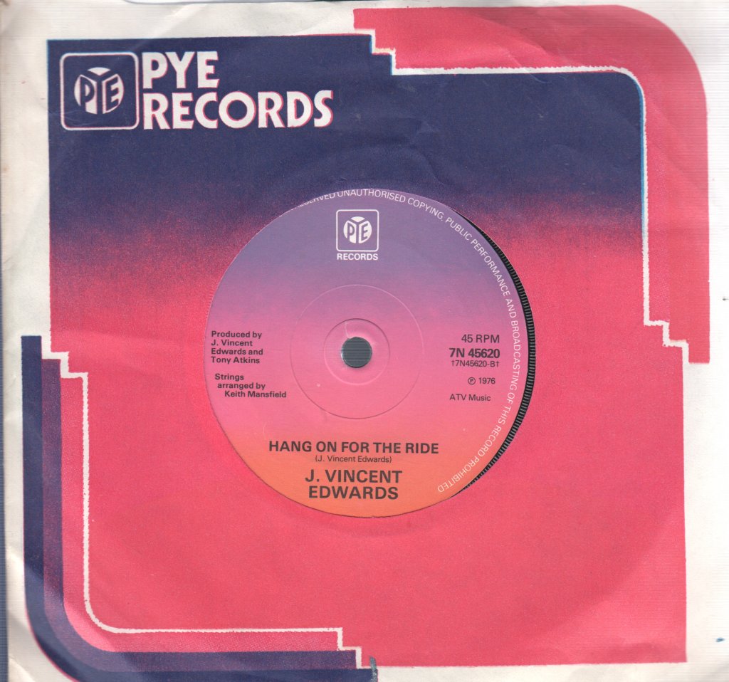 J Vincent Edwards - Love Hit Me - 7 Inch