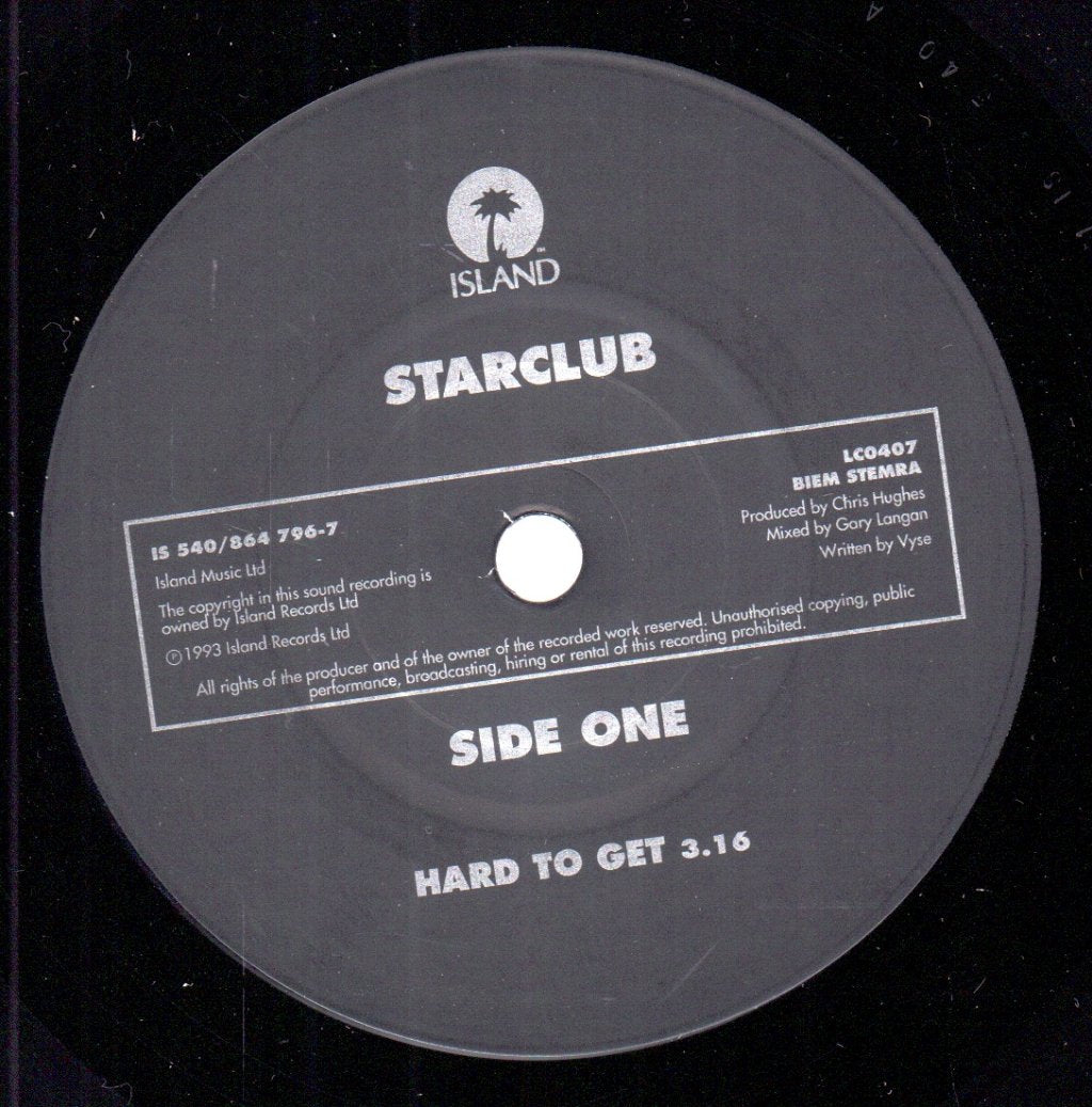 Starclub - Hard To Get - 7 Inch