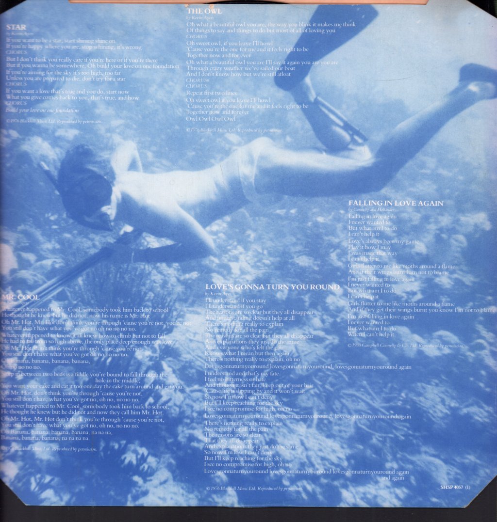 Kevin Ayers - Yes We Have No Mananas - Lp