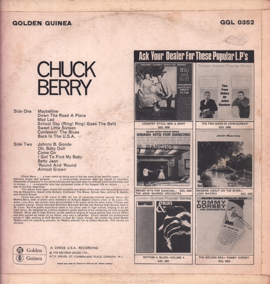 Chuck Berry - Chuck Berry - Lp