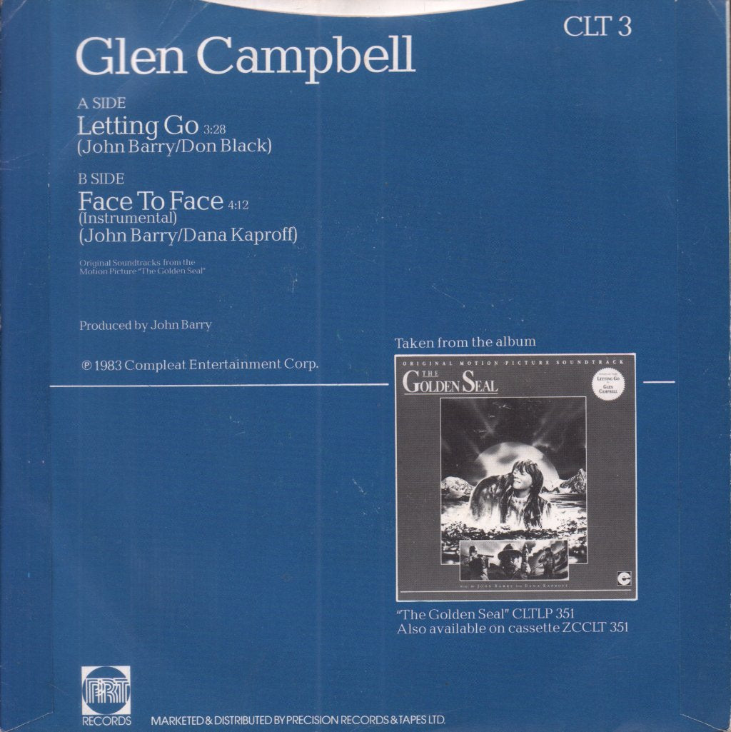 Glen Campbell - Letting Go - 7 Inch