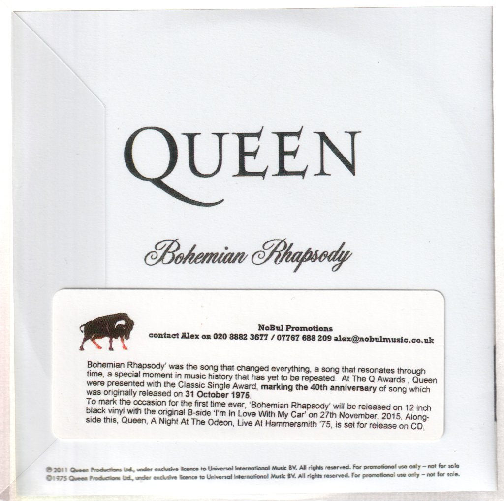Queen - Bohemian Rhapsody - Cdr
