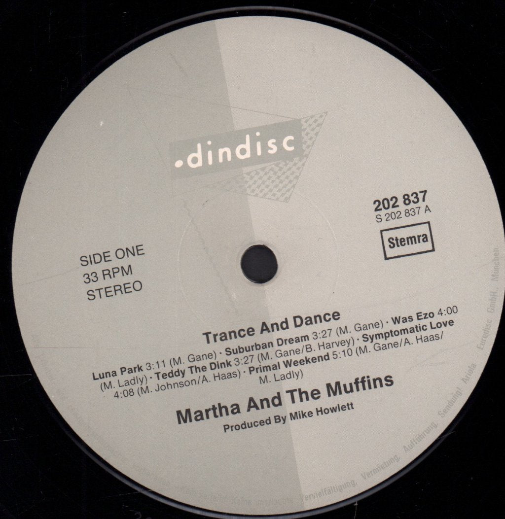 Martha And The Muffins - Trance And Dance - Lp