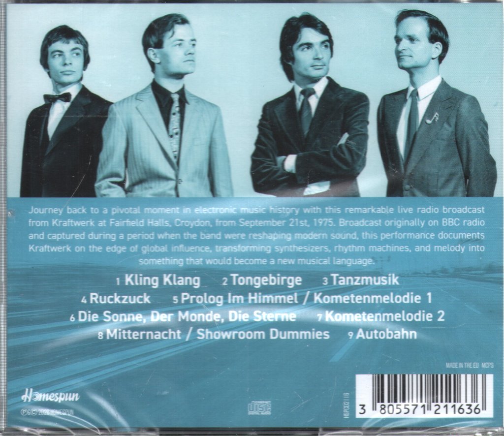 Kraftwerk - Croydon 1975 - Cd