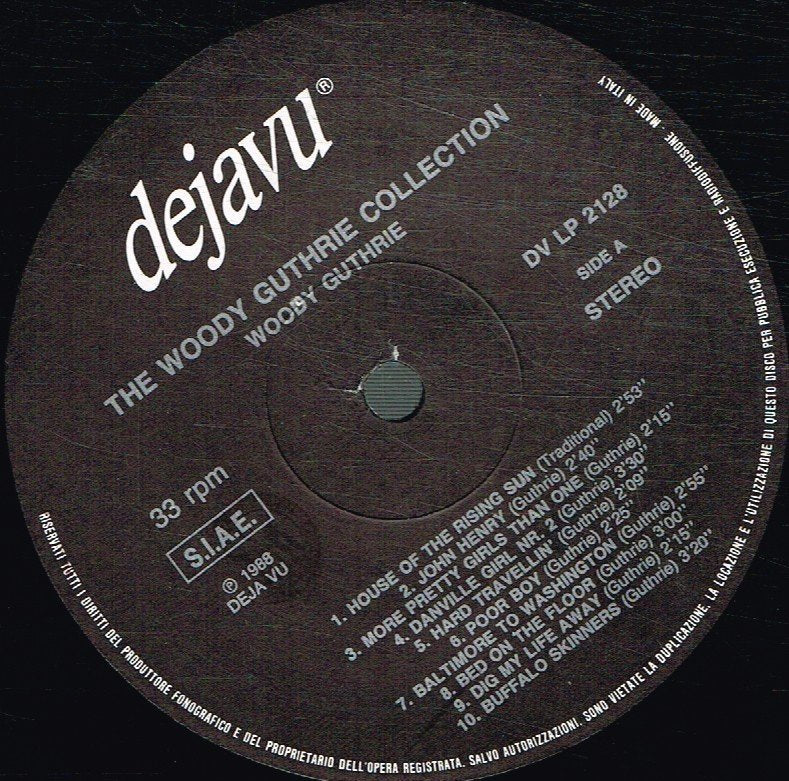Woody Guthrie - Collection (20 Golden Greats) - Lp