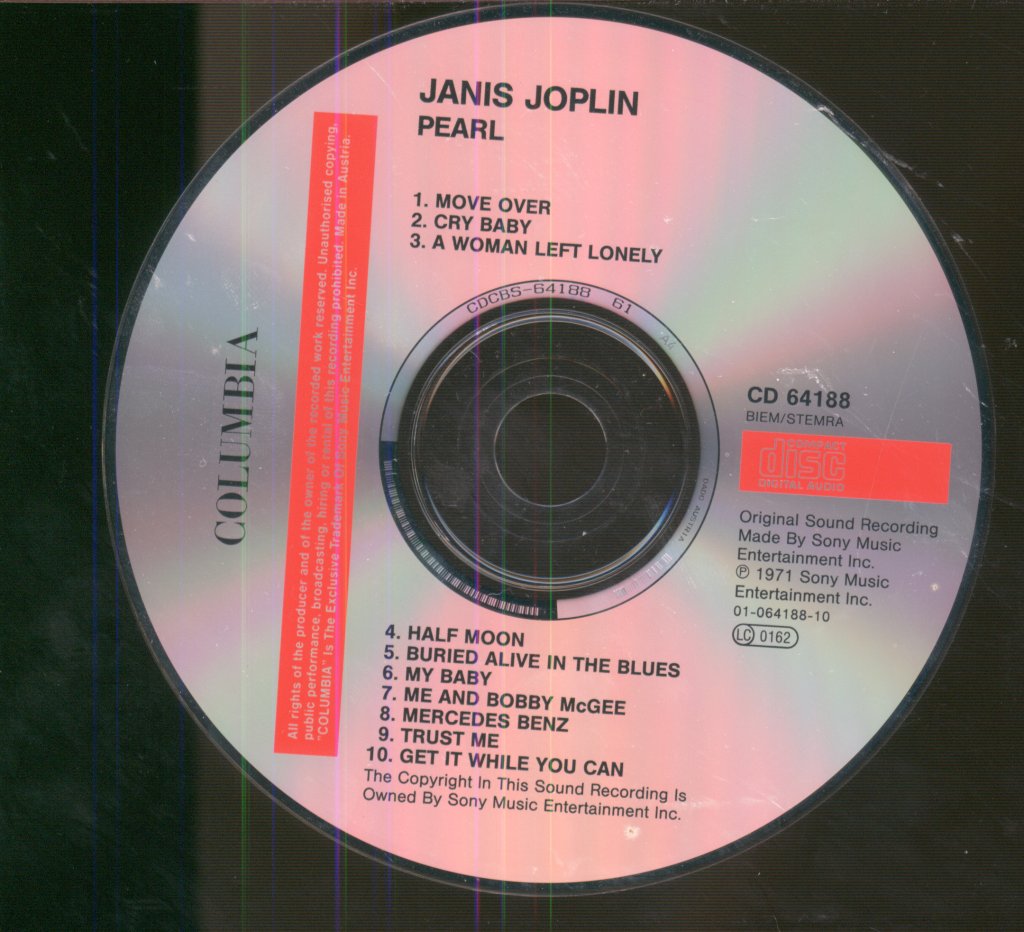 Janis Joplin - Pearl - Cd