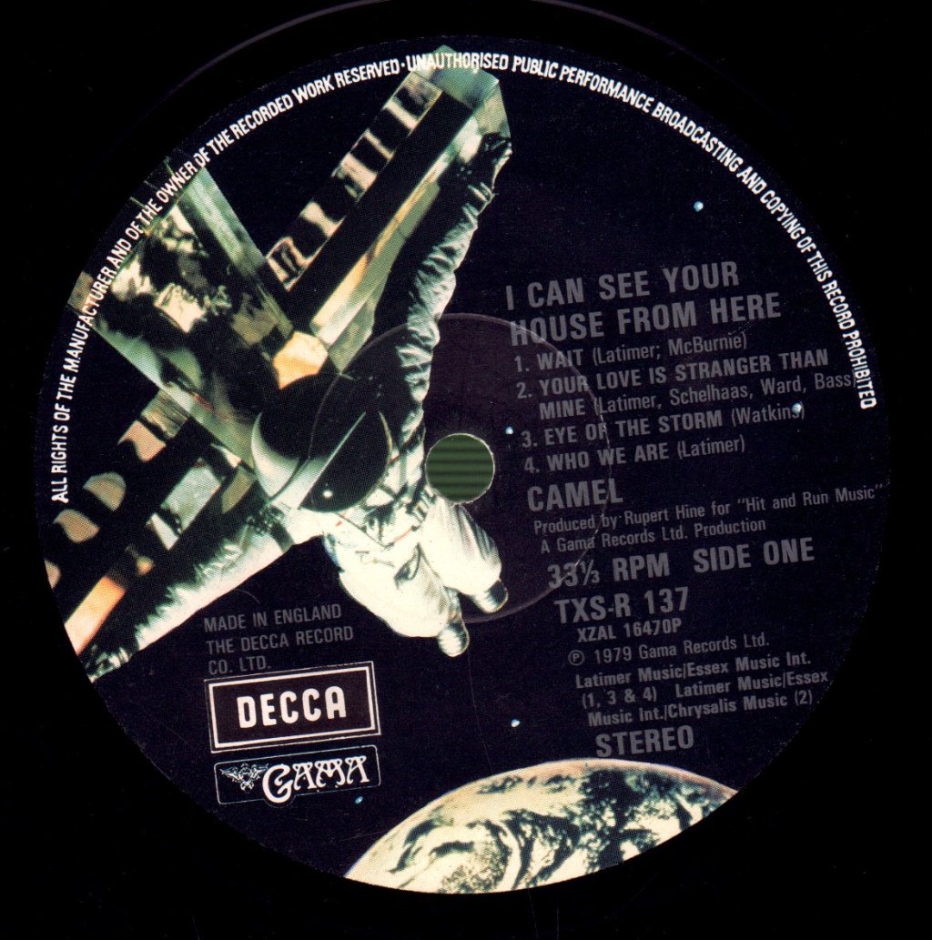 Camel - I Can See Your House From Here - Lp
