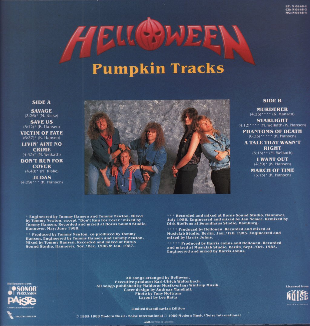 Helloween - Pumpkin Tracks - Lp