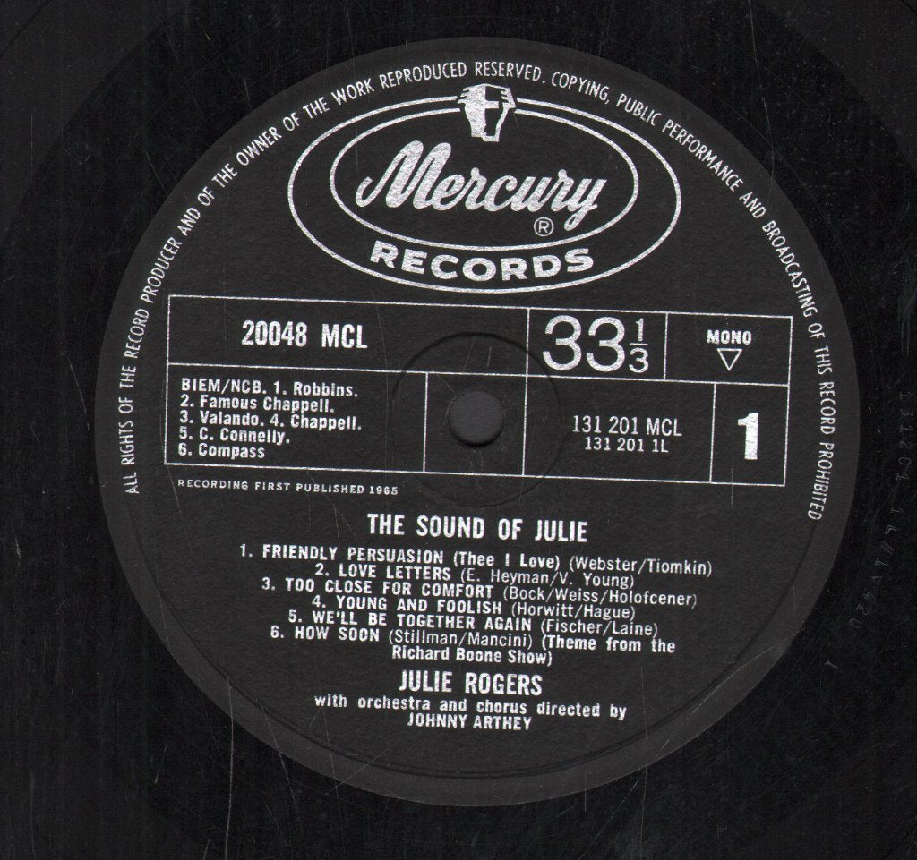 Julie Rogers - Sound Of Julie - Lp