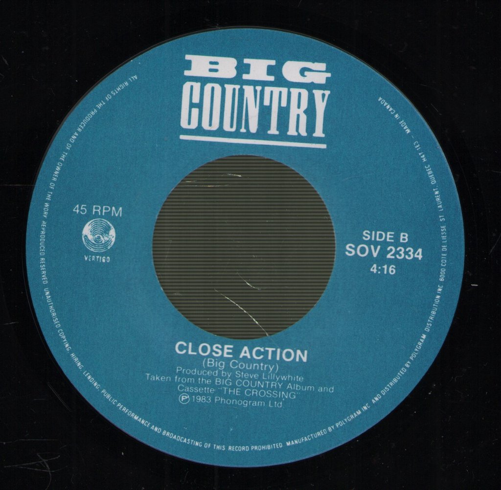 Big Country - Fields Of Fire - 7 Inch