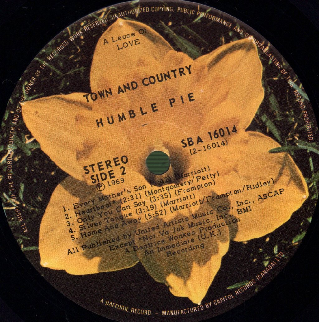 Humble Pie - Town & Country - Lp