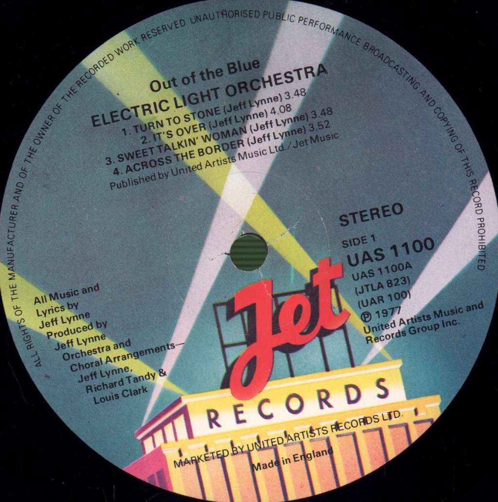 Electric Light Orchestra - Out Of The Blue - Double Lp