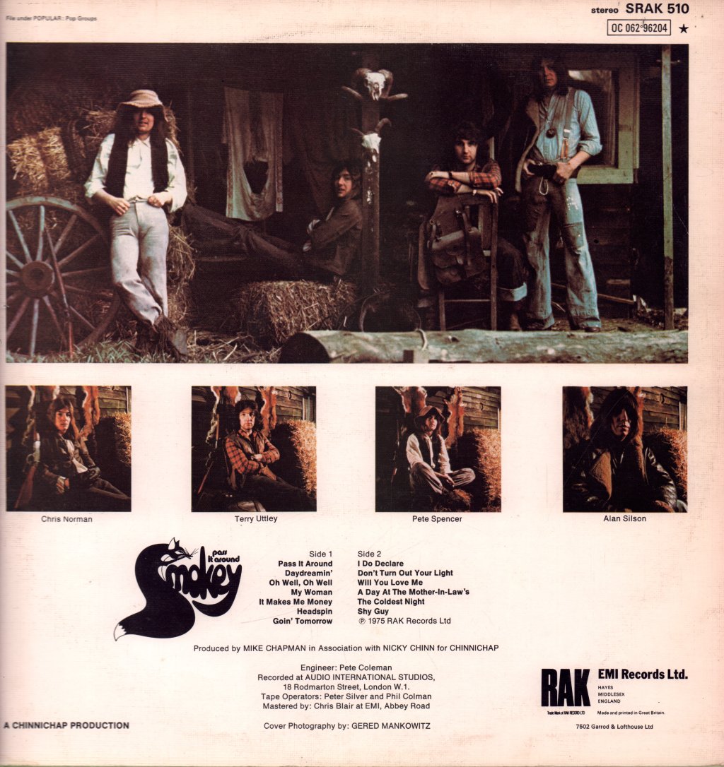 Smokey - Pass It Around - Lp