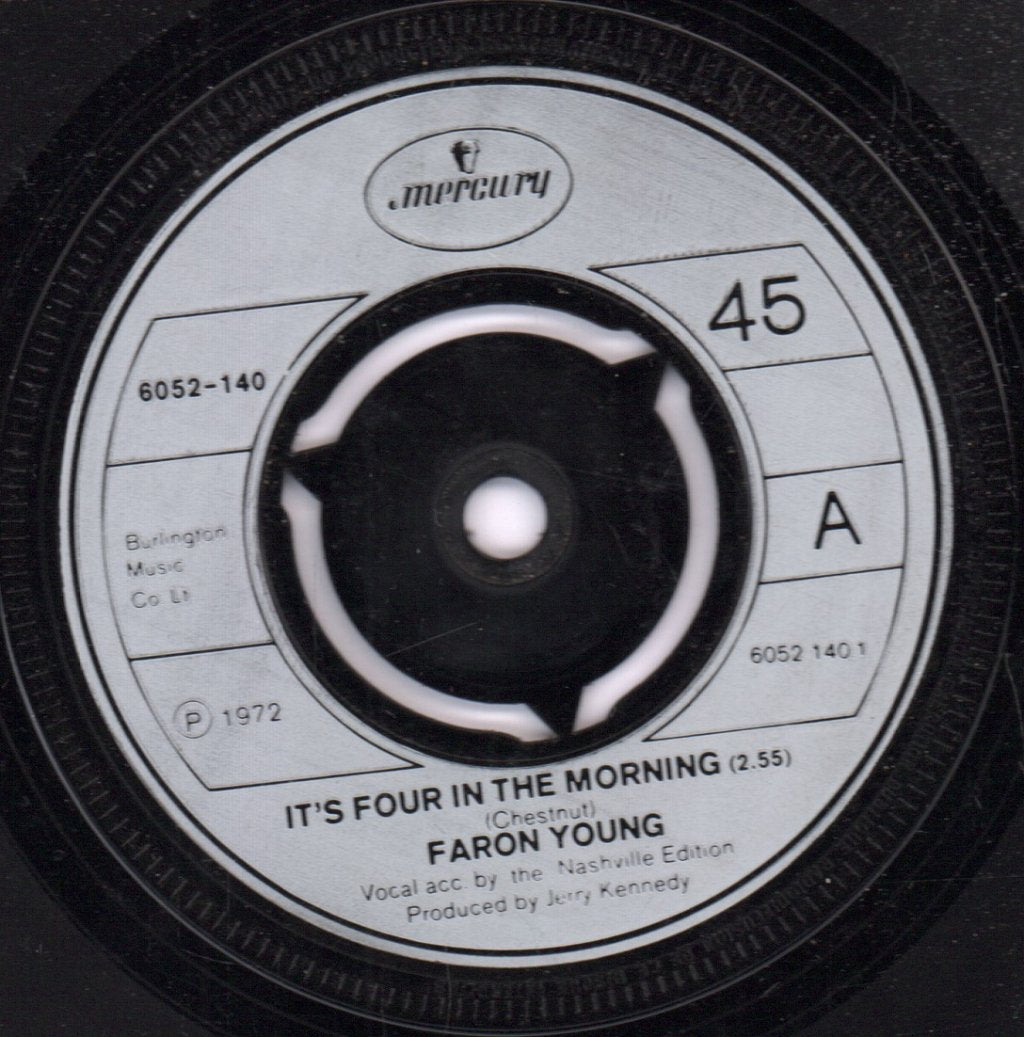 Faron Young - It's Four In The Morning - 7 Inch