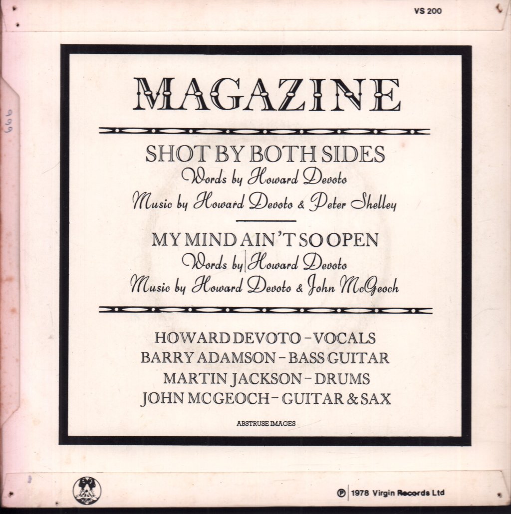 Magazine - Shot By Both Sides - 7 Inch